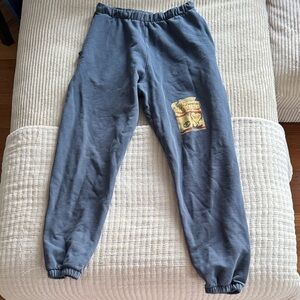 Boys Lie Blue Sweatpants with Graphic Patch